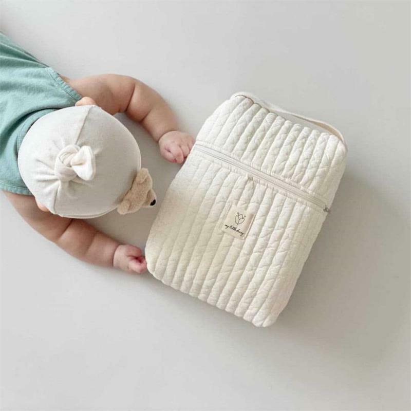 Baby Diaper Bag Storage Pocket Newborn Nappy Organizer Pouch Travel Outdoor Carry Pack Reusable Embroidery Mommy Bag Handbag