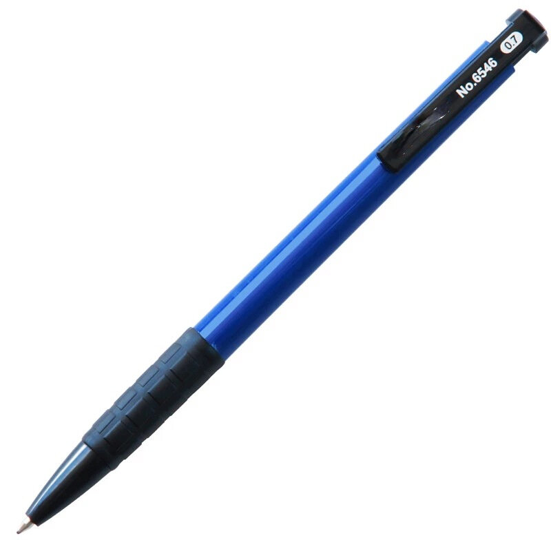 6546 długopis biurowy niebieski długopis studencki Atom długopis biurowy materiały biurowe 1 szt. Bez pudełka