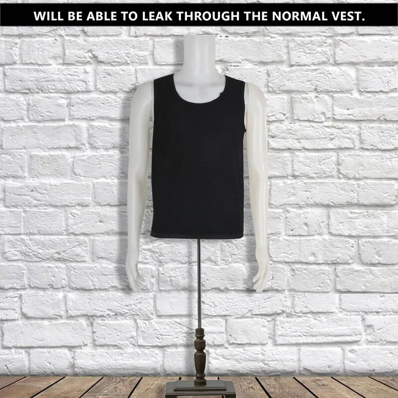 Vest Premium Workout Tank Top Polymer for Slimming Weight Loss Fitness Men's S/M
