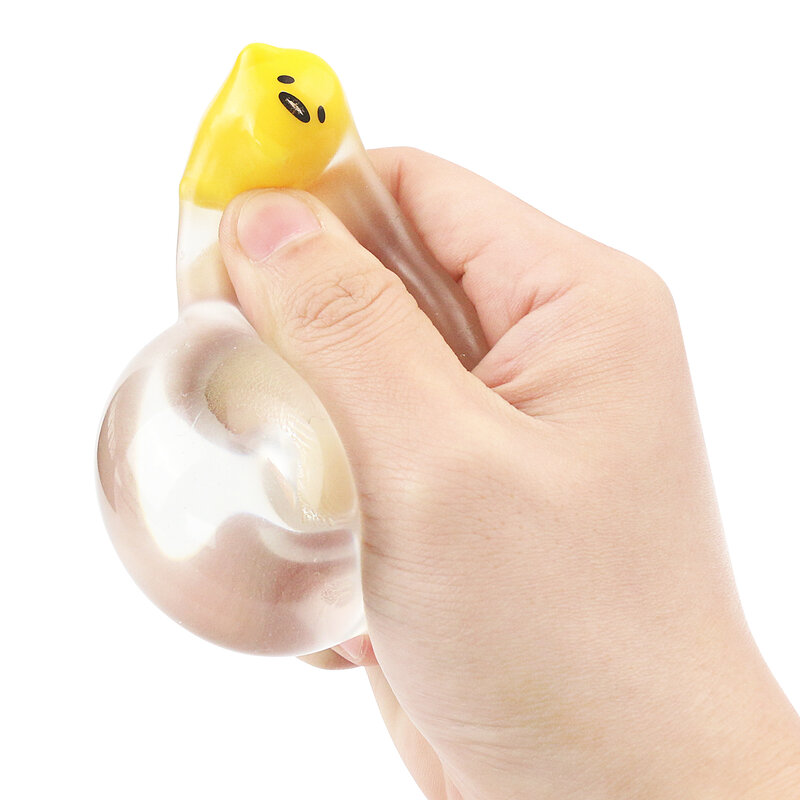 Egg pinching and venting ball, a stress relieving toy that soothes the mood, simulating boiled eggs
