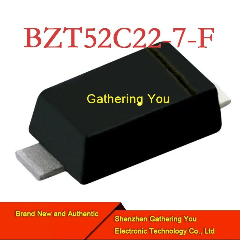 BZT52C22-7-F SOD123 Voltage regulator diode 500MW 22V Brand New Authentic