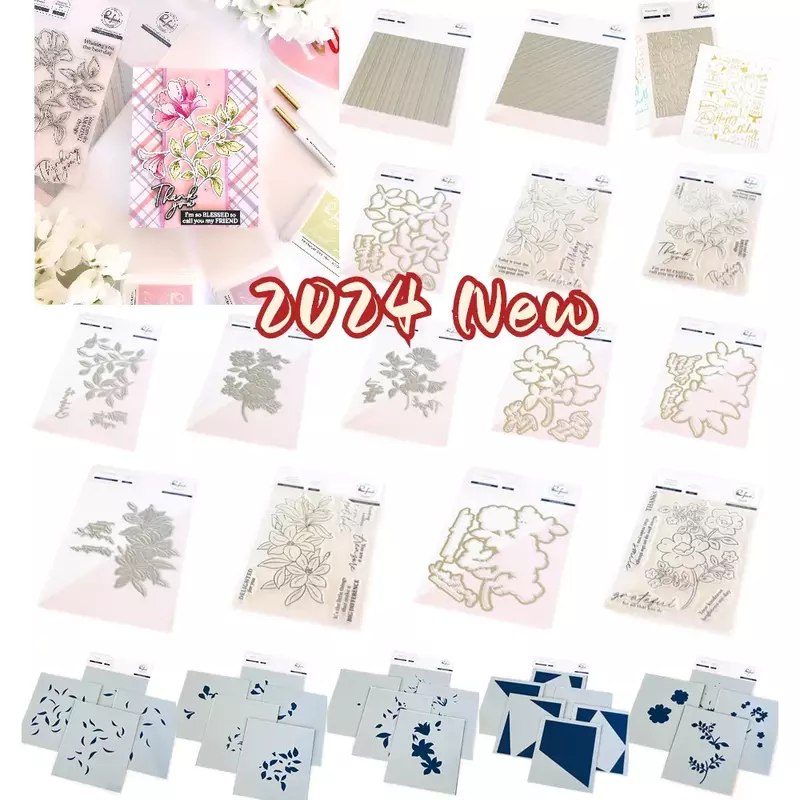 Delighted For You Cutting Dies & Stamps & Stencil Scrapbook Diary Decoration Embossing Template DIY Greeting Card Handmade