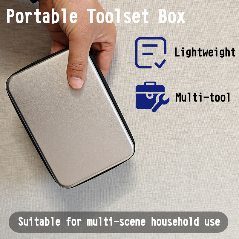 Multifuncional Home Toolbox, Mini Tools Bag, Família Handtools, Household Toolbox, Reparação, Instalar