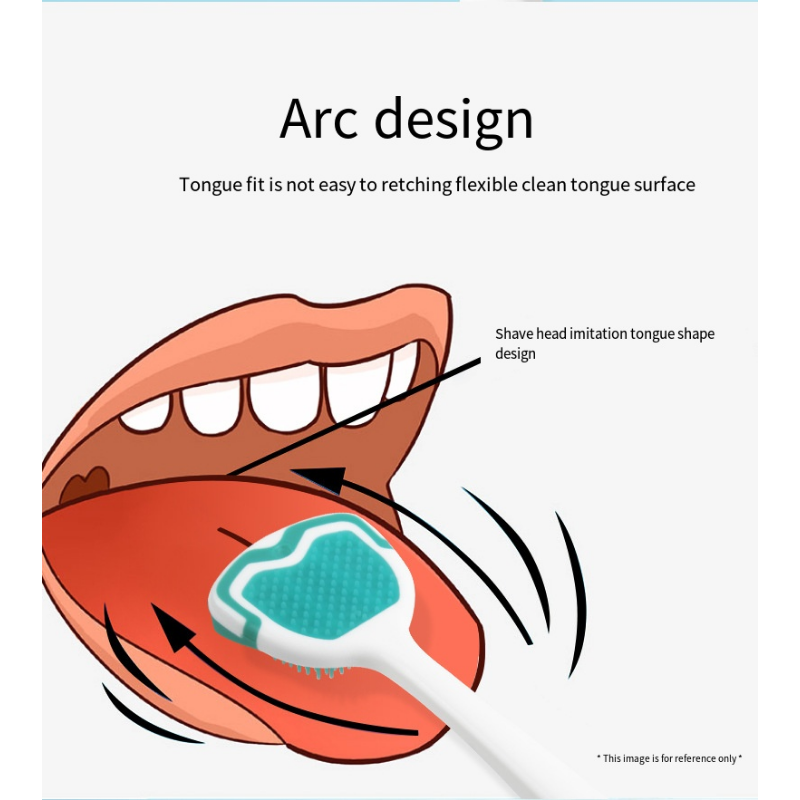 Soft Tongue Coating Brush Care Tongue Coating Cleaner Portable Tongue Coating Cleaner Remove Odor To Keep Clean Fresh Breath