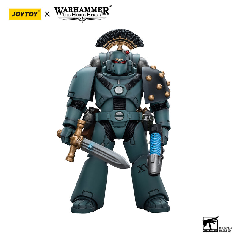 JOYTOY Warhammer40K 1/18 6 buah Action figure anak laki-laki tipe Horus MKVI Squad taktis dreadnoght Model Anime gratis ongkos kirim