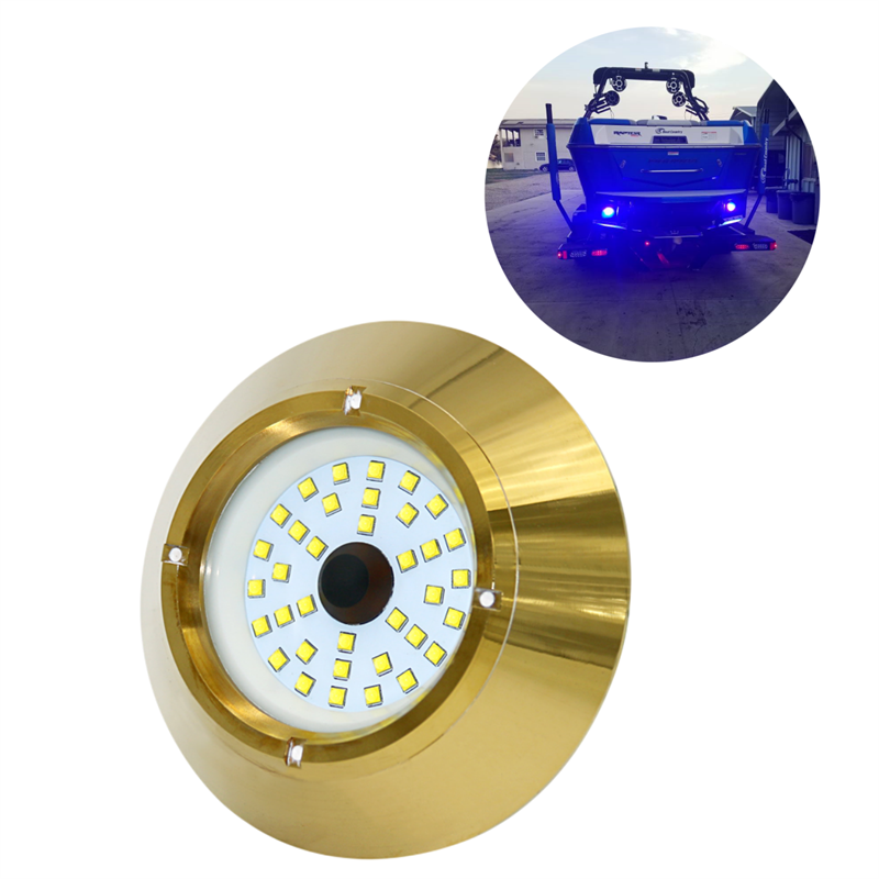 RGB RGBW 180W Submersible LED Underwater Lights Bronze IP68 Night Lamp Pond Pool Party Yacht Fish Marine Fitting