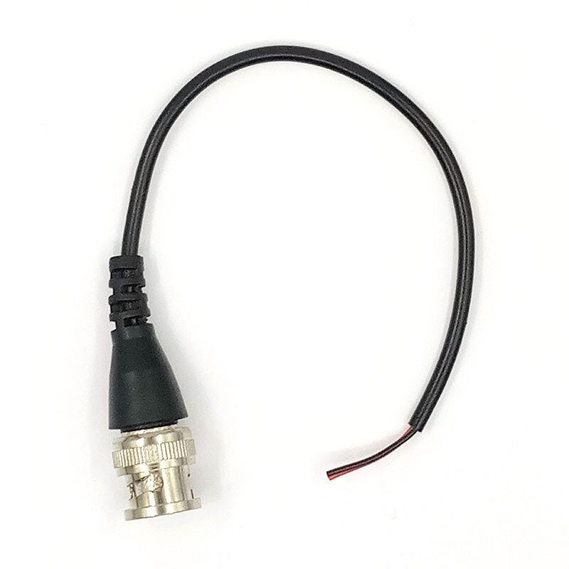 Złącze męskie BNC do Adapter żeński zasilania kabel pigtailowy linii prądu stałego Złącza BNC do kamera telewizji przemysłowej systemu bezpieczeństwa