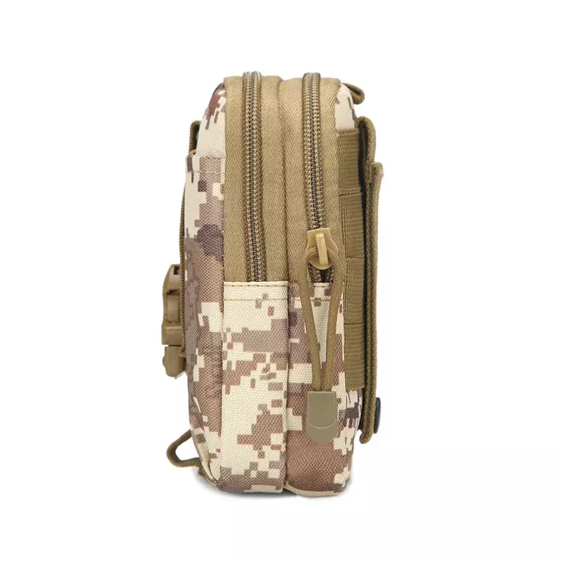 Molle 전술 파우치 벨트 허리 팩 남성용 소형 포켓 군사 생존 도구 가방, 러닝 여행 캠핑 사냥 에어소프트