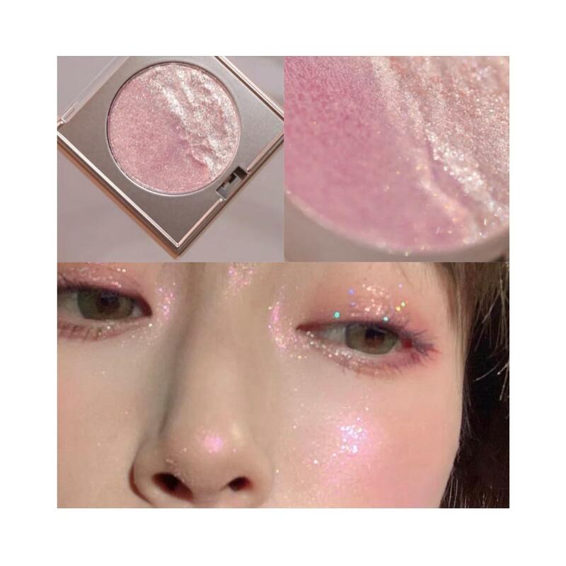 3D Embossed Highlighter Powder Palette Makeup Face Maquillaje Water Light Cosmetics Lasting Highlight Shimmer Contour Palle C5Q4
