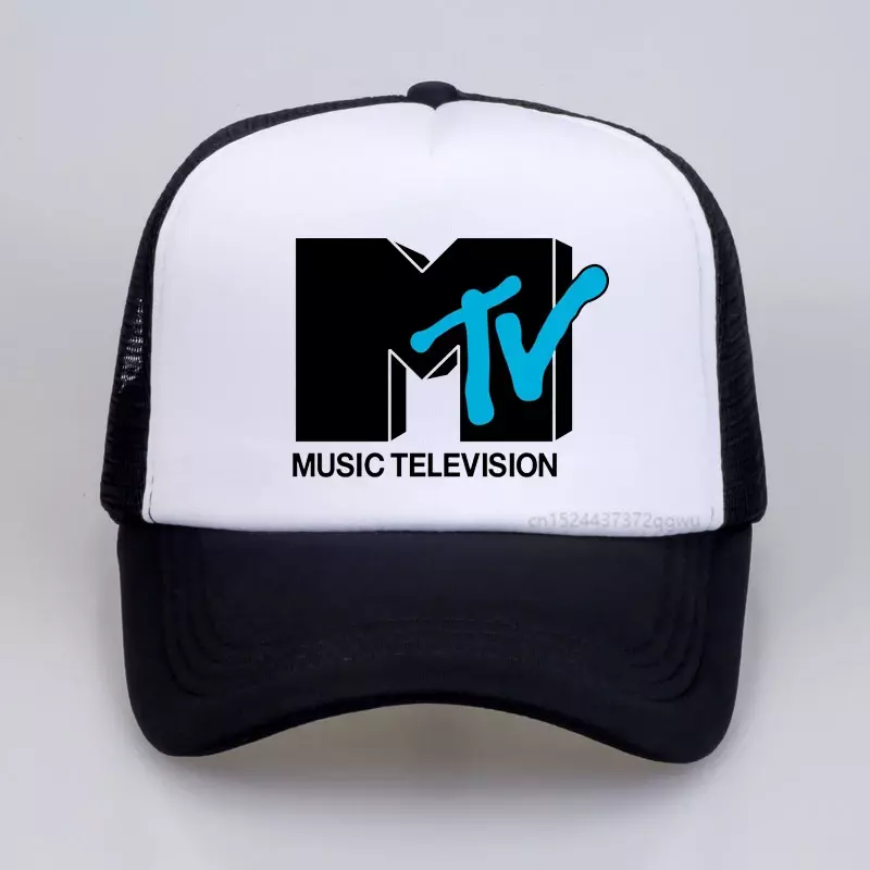 للجنسين Mtv الموسيقى قبعة بيسبول التلفزيون ، قبعات باردة في الهواء الطلق ، روك الرجعية ، الهيب هوب التلفزيون هيذر قبعات شبكة