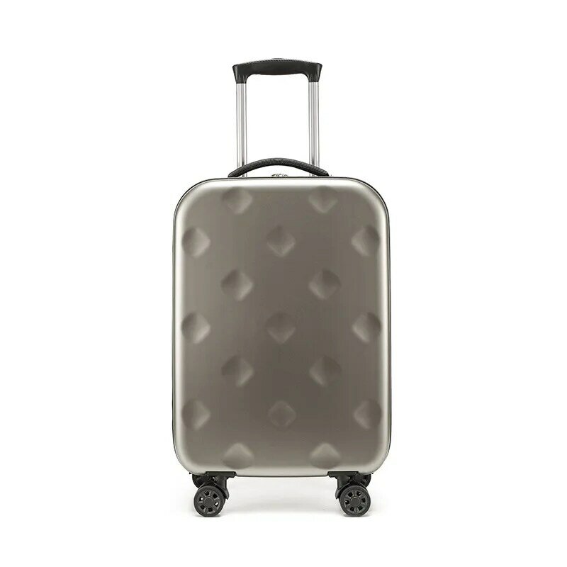 Troli indah lipat, koper desain roda Universal modis, casing penyimpanan portabel, tas Boarding bisnis, koper lipat