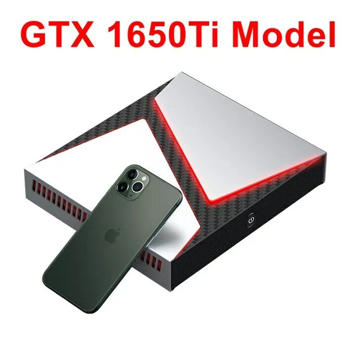 Nvidia-Mini PC de jeu RTX 2060, ordinateur de mode, super richesse, 6G, Intel i9, 10885H, i7, 10870H, Type-C, HDMI, DP, sortie 4K, 6 ports USB
