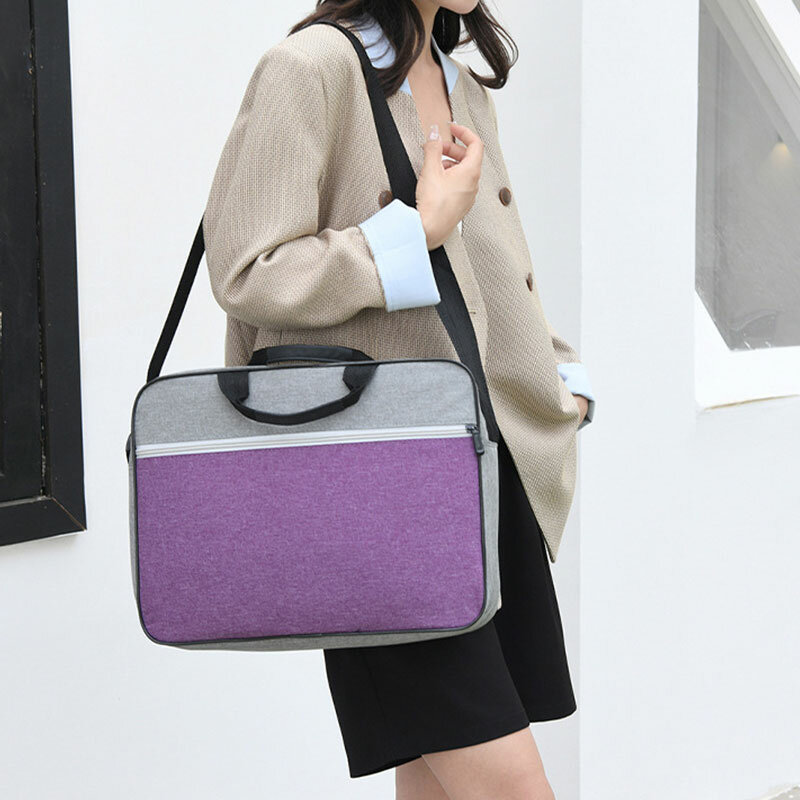 Портфель мужской портативный для ноутбука, сумка на плечо в деловом стиле, мессенджер в минималистичном стиле, модный саквояж унисекс