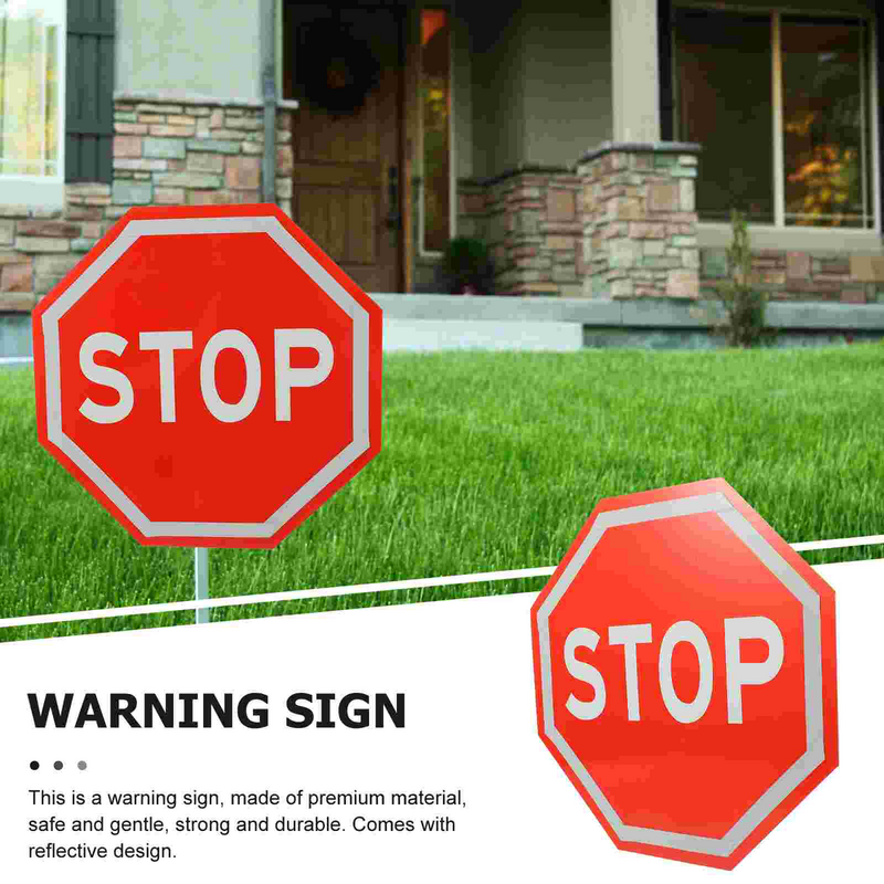 Stop Sign Board The Traffic Aluminum Plate Warning for Road Street Signs Bedroom