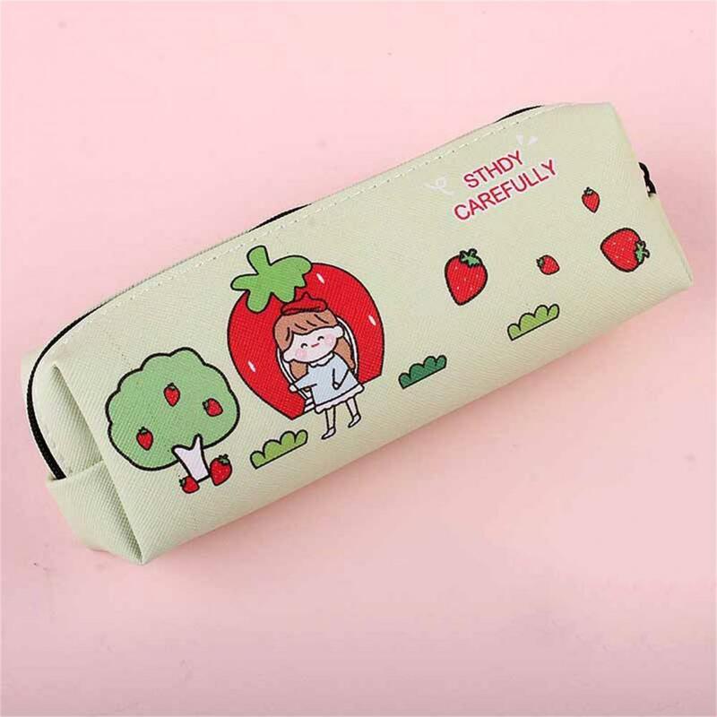 Anti-wear 4 Colors Pen Ruler Tape Storage Bag Stationery Pouch for Student