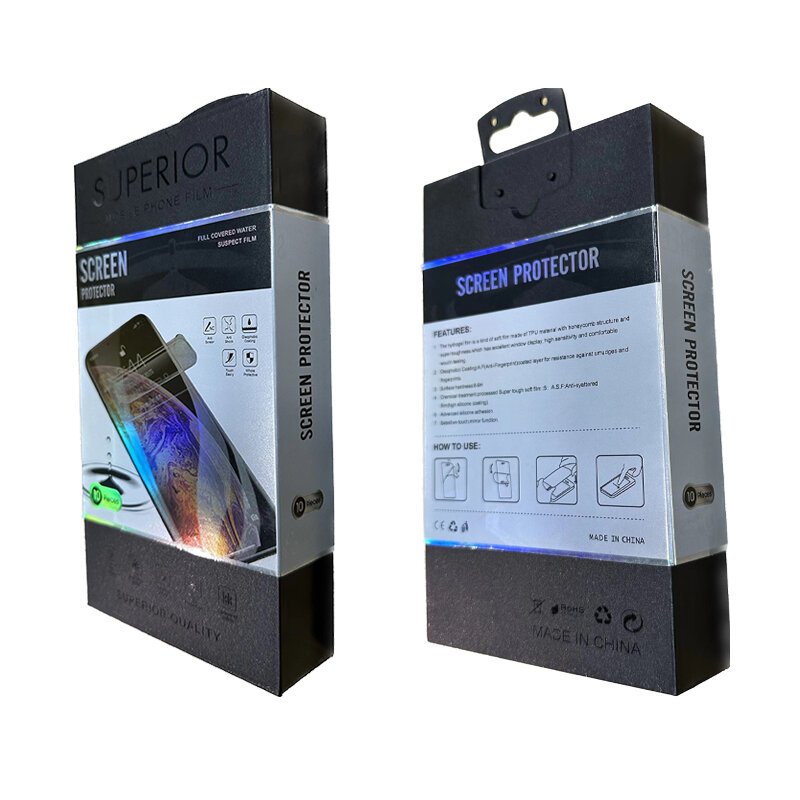 슈퍼 보호 선물 상자, AAPLE 아이폰 삼성 갤럭시 샤오미 미 레드미 포코 화면 보호기 케이스, 하드 박스 전화 액세서리