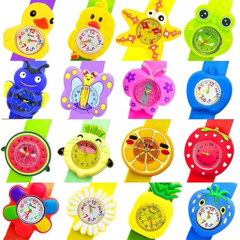 子供用防水時計,赤ちゃんの書斎のおもちゃ,子供用クォーツ時計,男の子と女の子,パーティーイベントギフト