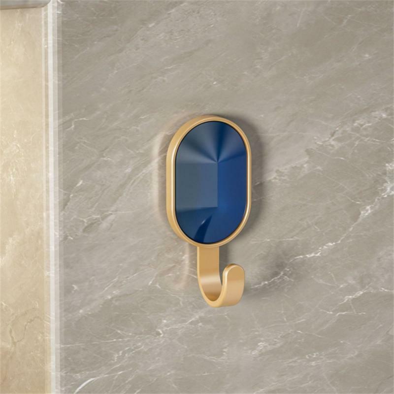 Home light luxury hook non-perforated strong load-bearing adhesive door back wall hanging cloth bathroom seamless adhesive hook