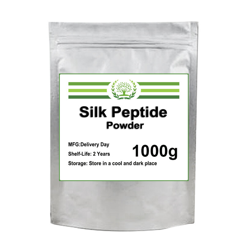 Polvo de péptido de seda de grado cosmético, materia prima de proteína de seda, superventas