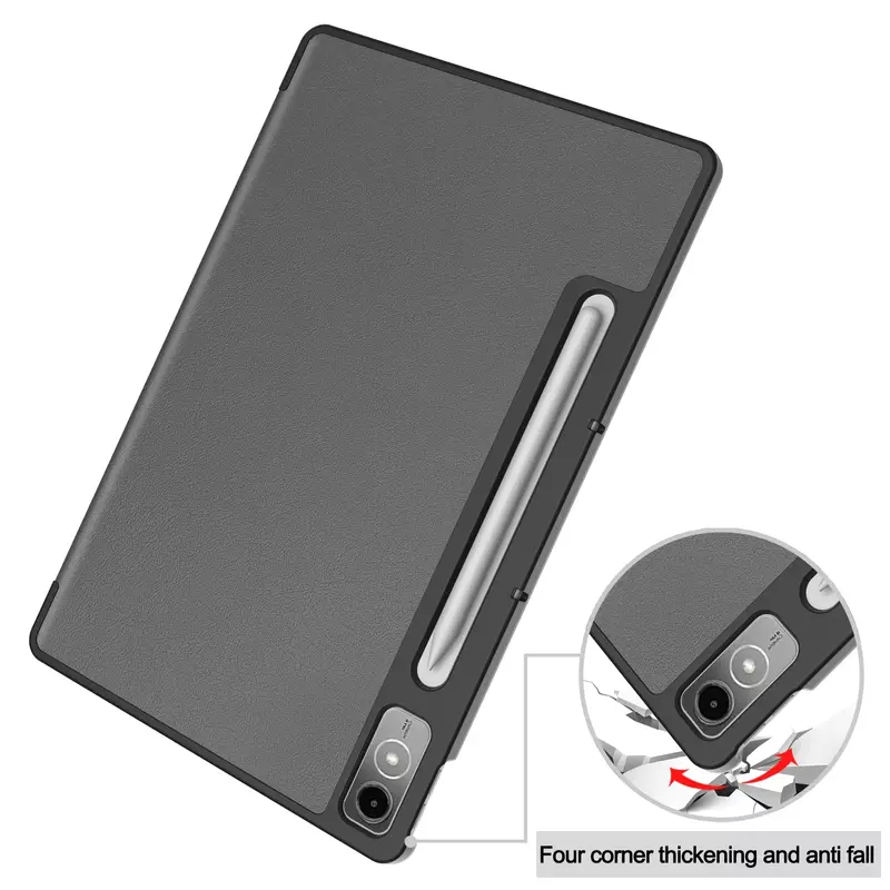 Nieuw Voor Lenovo Tab P12 Case 12.7 Inch 2023 Tri-Opvouwbare Stand Magnetische Smart Cover Voor Lenovo Xiaoxin Pad Pro 12 7 12.7 Case