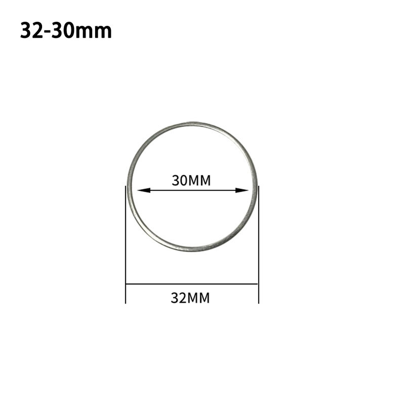 1Pc Metalen Cirkelzaag Bush Te Bereiken Veelzijdige Zaagblad Fitting Zilveren Cirkelzaag Ring 10-32Mm Interne Diameter Elektrisch Gereedschap