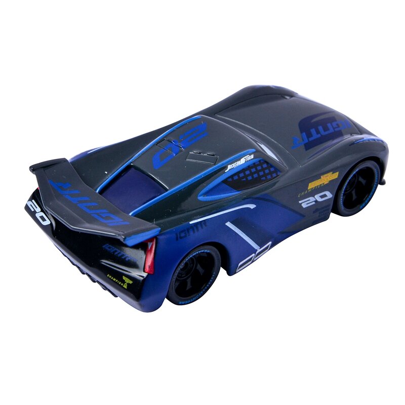 Disney-coche Pixar Cars 3 Lightning McQueen 1:55 para niños, juguete de aleación de Metal fundido a presión, regalo de cumpleaños, 100%