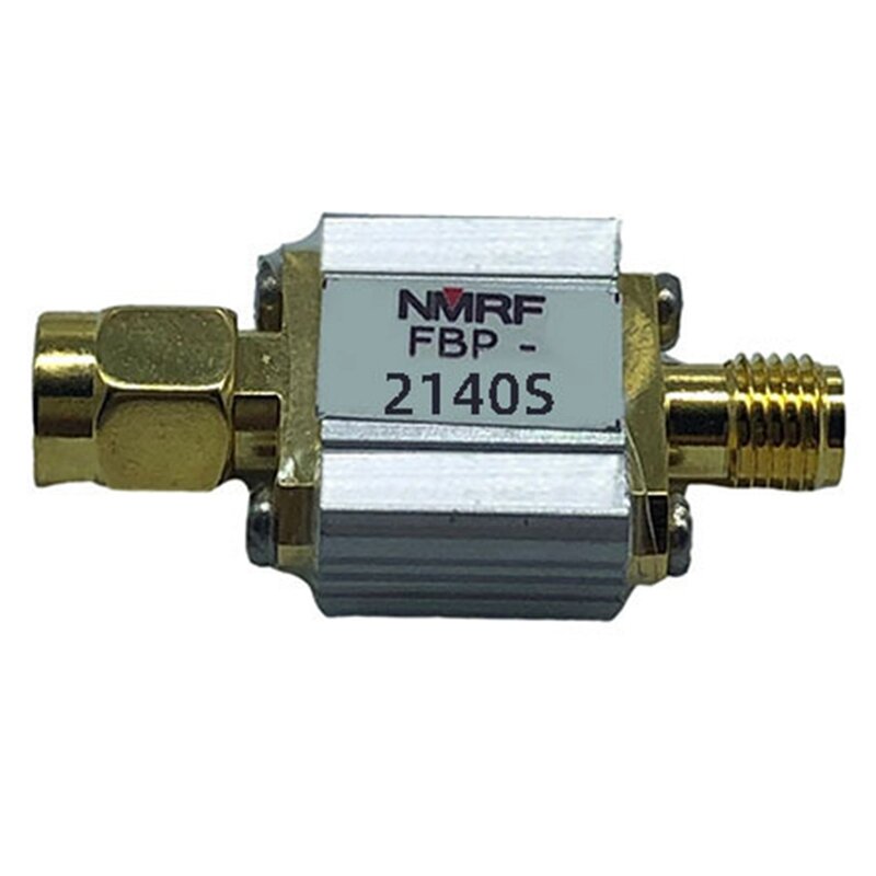 NMRF 1 шт. 2140 МГц полосный фильтр пила 2140 МГц с интерфейсом SMA снижение уровня шума UMTS 1 дБ Полоса сигнала полосный фильтр