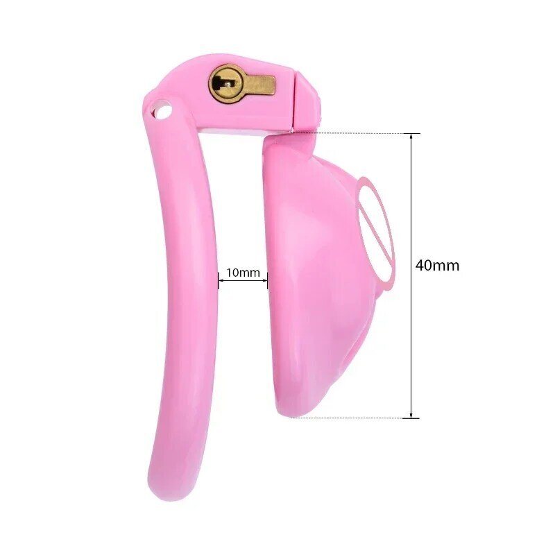 2024 New Male Simulated Vagina Chastity Locks 성인용품 Abstinence Anti-Cheating Cock Cage with 4 Sizes Penis Ring Adult Sex Toys 18+