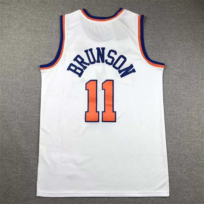 Bluzy męskie nowe amerykańska koszykówka BRUNSON ANTHONY w europejskim rozmiarze luźne bawełniane spodenki bluza