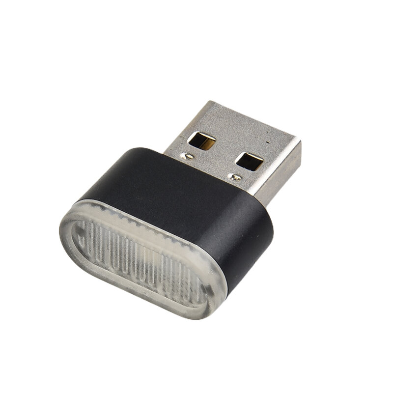 Praktyczne, zupełnie nowe światło LED, lekka, jasna lampa samochodowa, kompaktowa, wygodna neonowa atmosfera USB