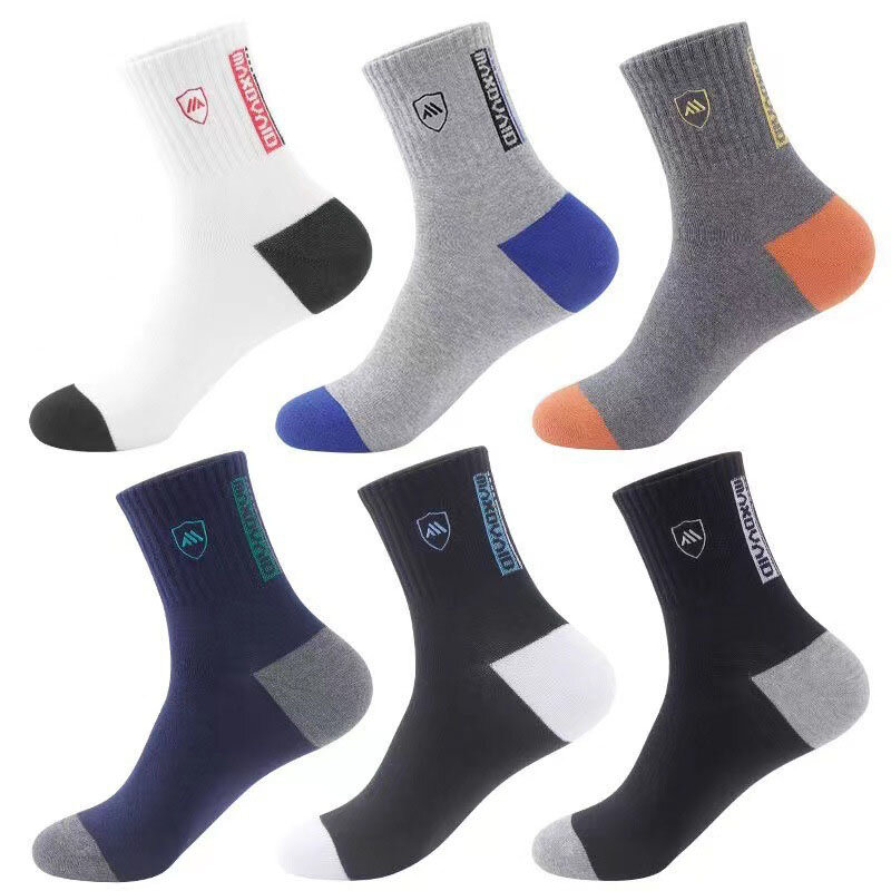 5 Pairs Men's Summer Sports Socks 2023 New Hot Selling Casual Deodorization Sweat Absorption Breathable And Wear-resistant Meias