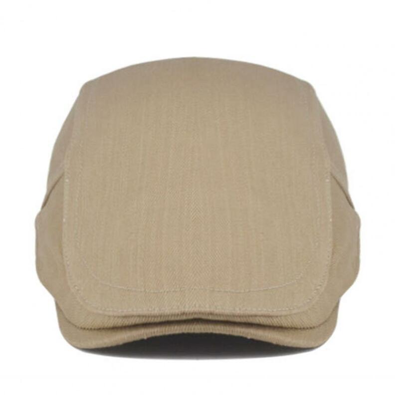 Chapéu de boina cor sólida masculino e feminino, chapéu de proteção solar, boné de pico, secagem rápida, o dia todo