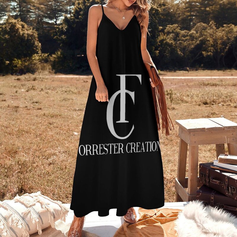 Forrester 크리에이션 민소매 드레스, 비치 드레스, 요정 드레스, 여성 의류, 굵고 아름다운 셔츠