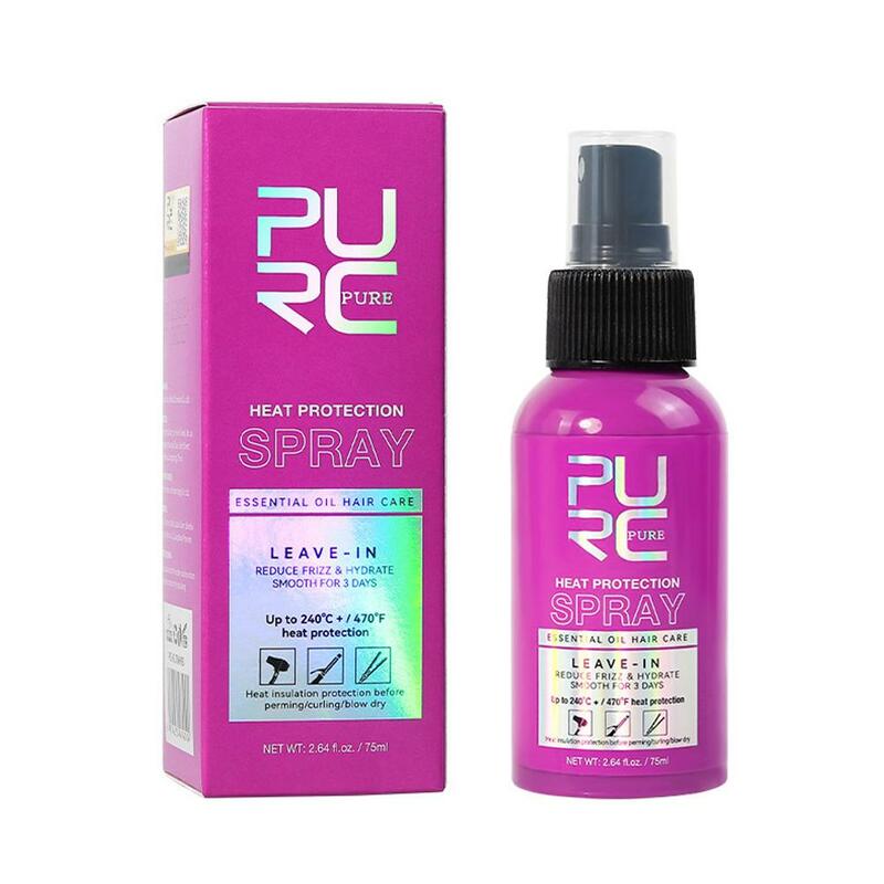 Spray protector de calor para el cabello, tratamiento encrespado, productos para el cuidado del cabello, aceite C9E1