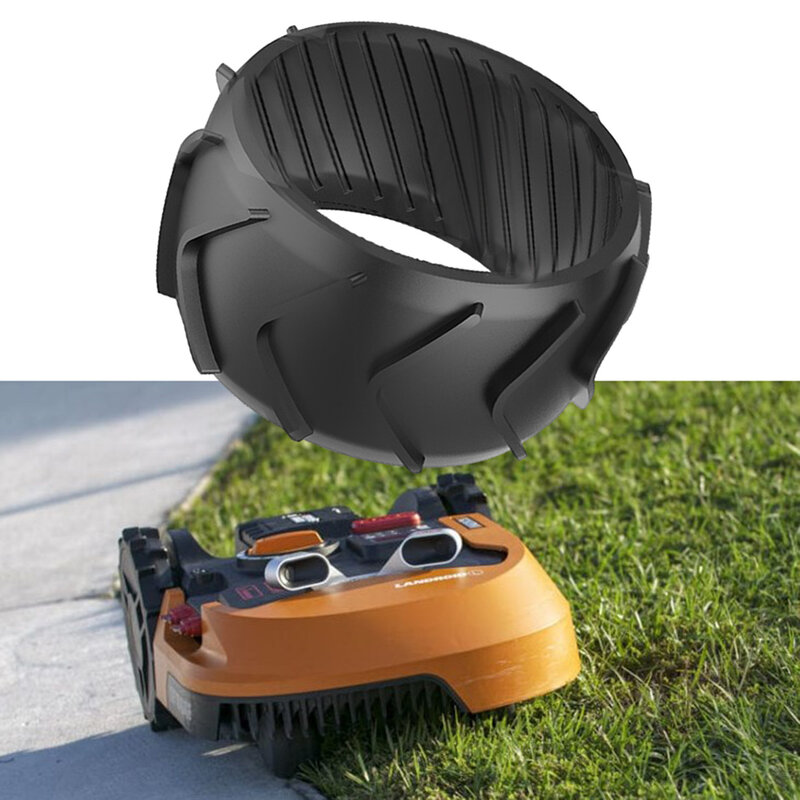 For Worx Landroid Robotic Lawnmower Front Wheel M500 M700 S300 M1000 M700 Plus Black Rubber Wheel Protection