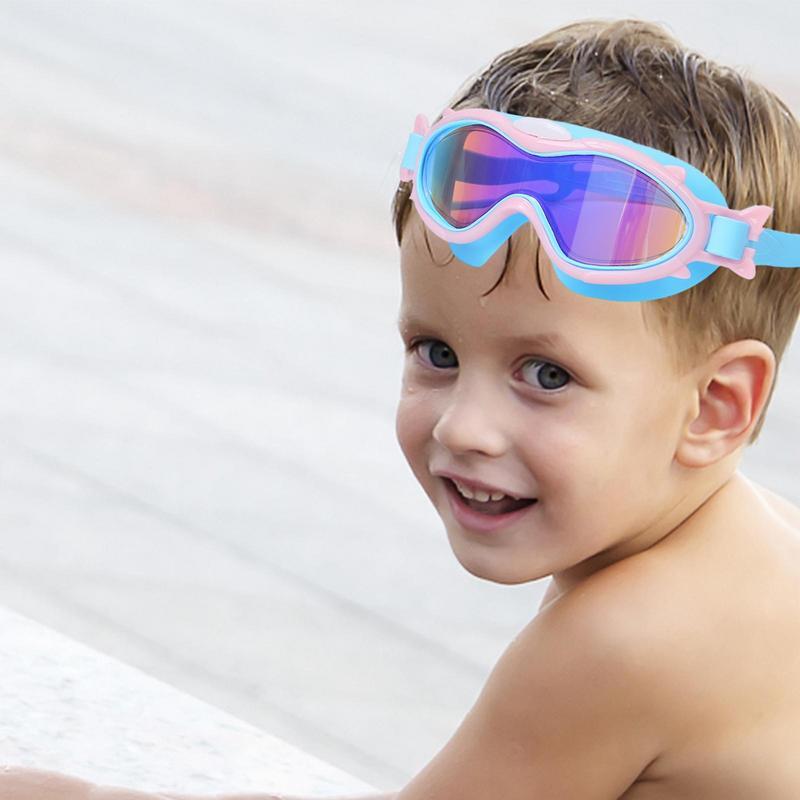 Waterproo مكافحة الضباب نظارات السباحة رؤية واضحة الجافة حمام سباحة نظارات مكافحة الأشعة فوق البنفسجية الطفل الغوص نظارات السباحة للغوص السباحة