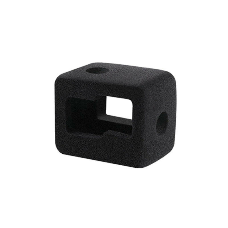Juste en mousse de pare-brise noire pour GoPro, réduction du bruit en éponge, étui coupe-vent, accessoires GoPro Fore12, 11, 10, 9