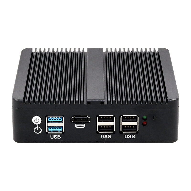 Mini PC senza ventola Firewall Appliance Intel Celeron N5105 4x Intel Ethernet i225V 2.5G supporto WiFi modulo LTE Pfsense X86 Router