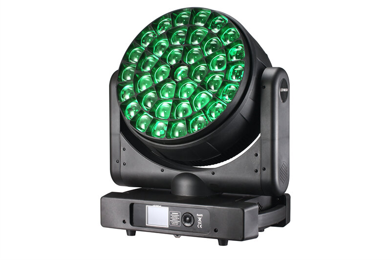 4 pieces 37x40W RGBW 4in1 Lyre Beam Wash Moving Head DMX Zoom LED Moving Head bee eye Light