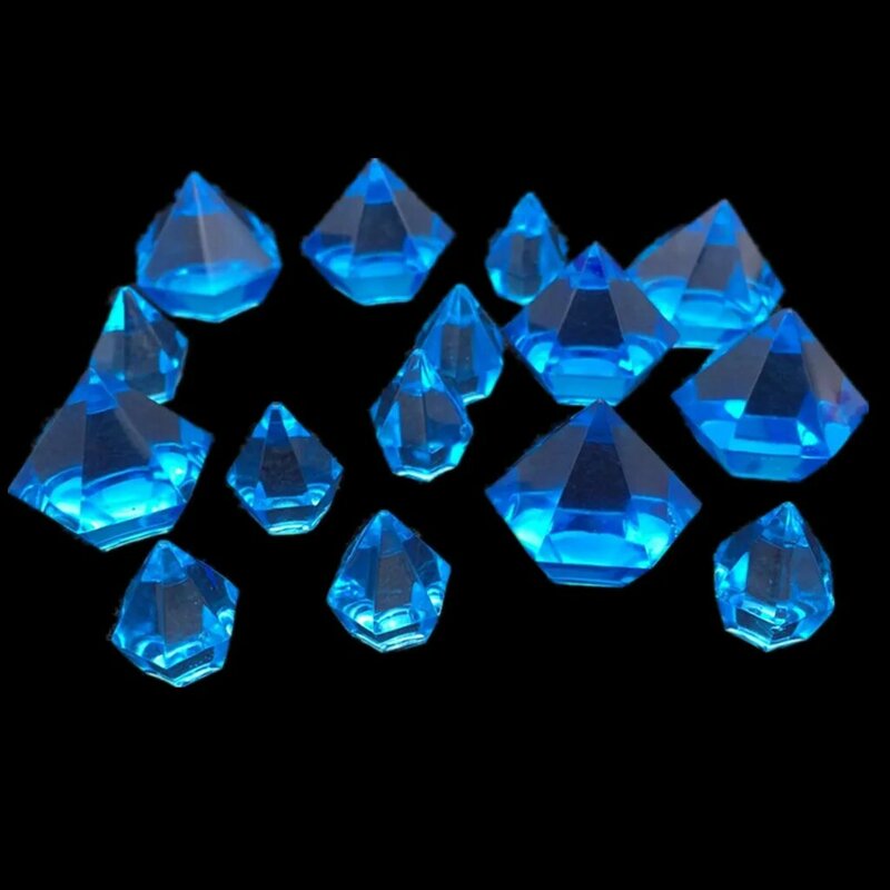 Cetakan silikon epoksi kristal DIY cetakan silikon perhiasan liontin berlian kecil besar untuk cetakan anting kalung Resin