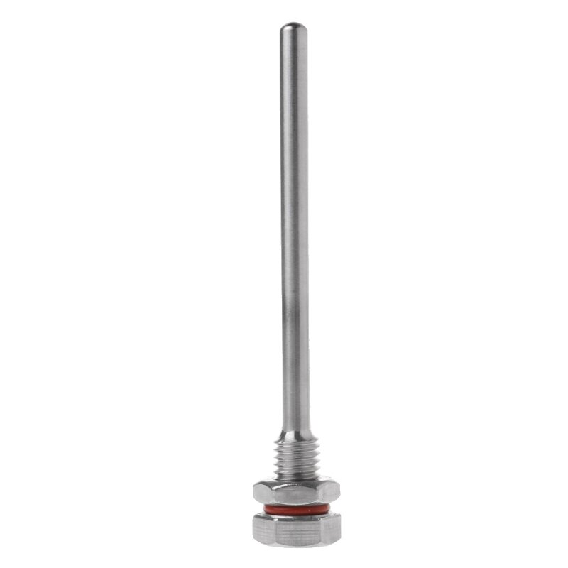 L35-300mm Thermowell Stainless Steel M10X1.5 Benang OD6mm untuk Dropship