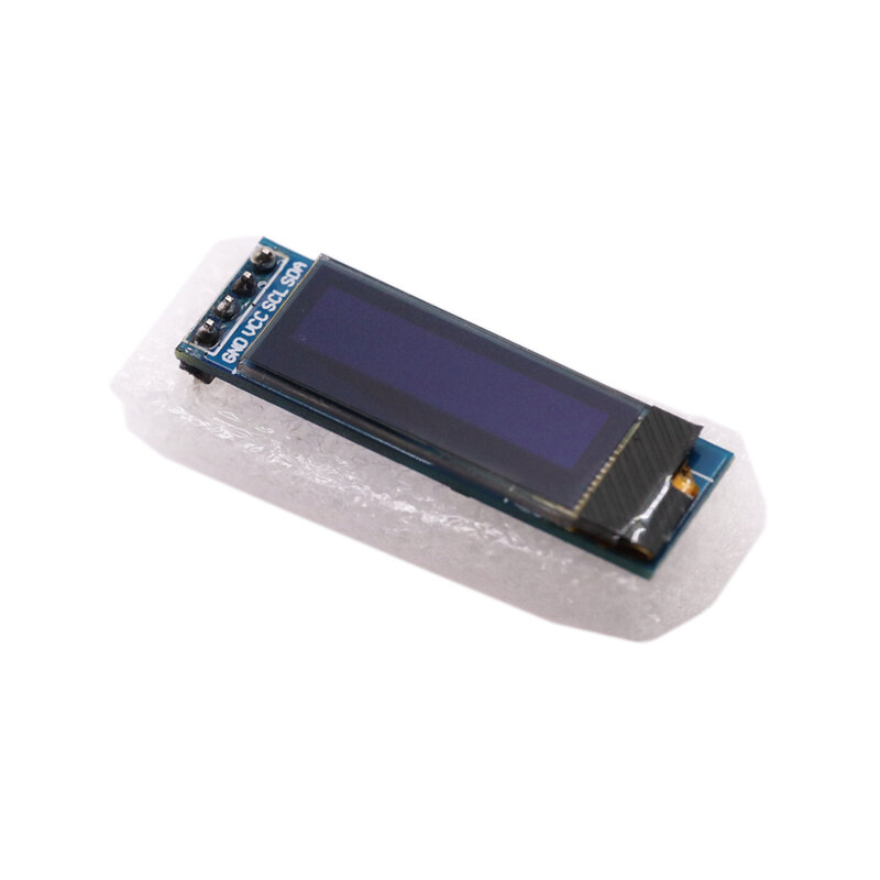 Módulo de pantalla LED OLED para Arduino PIC, 0,91 pulgadas, 12832, Color blanco y azul, 128X32, LCD, 0,91 ", IIC comunicate, 3,3 V-5V