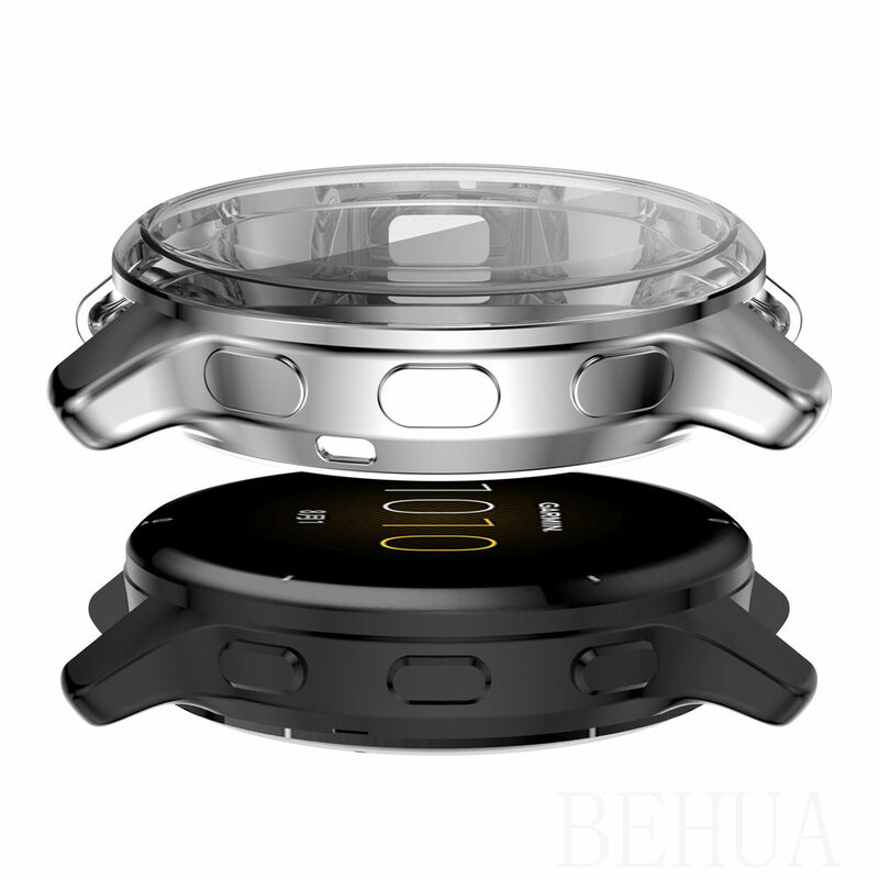 BEHUA Full Screen Protective Watch Case For Garmin Venu 2 Plus Protector Cover Venu2 Plus Shockproof Soft TPU Transparent Shell