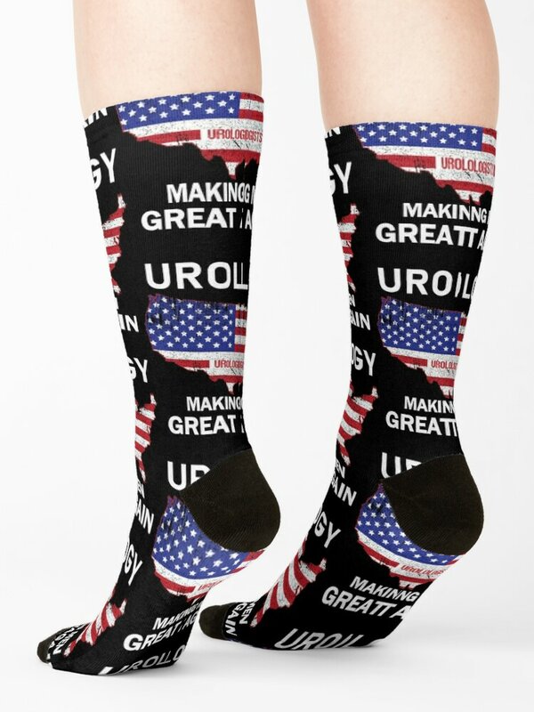 Urologia Making Men Great Again urogers USA Flag idee regalo per professionisti uristi urologia medici infermieri insegnanti calzini