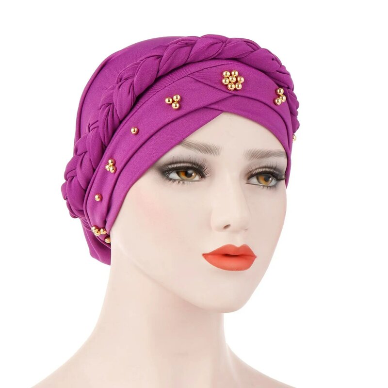 아프리카 여성 단색 뷰티 캐주얼 머리띠, 아프리카 모자, 패션 스타일, 2024 용수철 여름