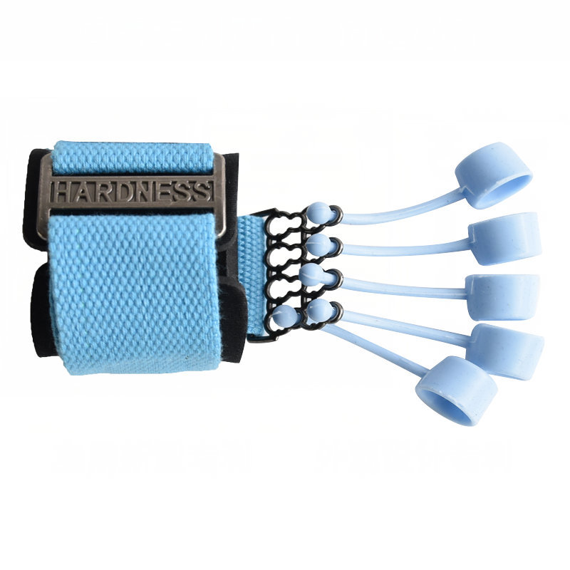 Portable Hand Gripper Silicone Finger Yoga Expander Hand Grip Wrist Strength Trainer Finger Exerciser Resistance Band Fitness