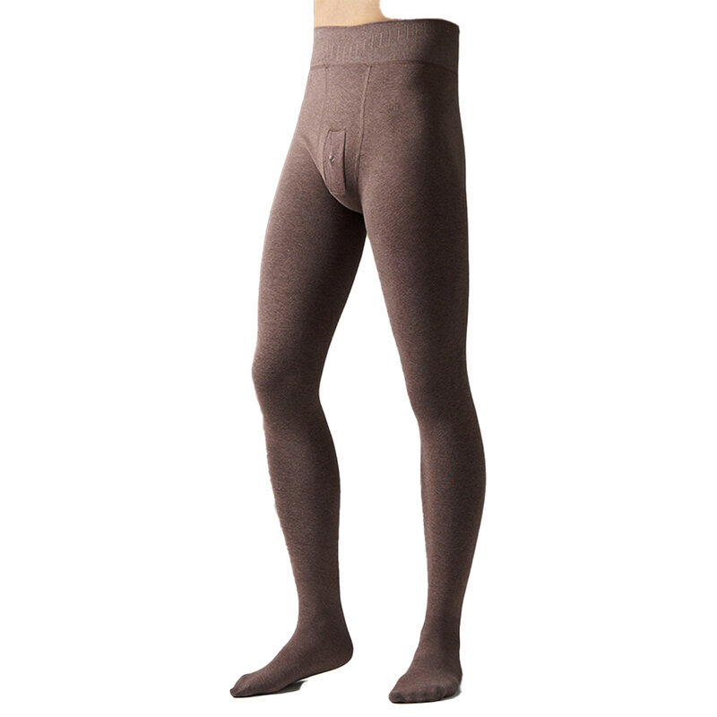 Calças íntimas térmicas masculinas, Long Johns, meias de corpo quente, fundo baselayer, leggings de protuberância escrotum