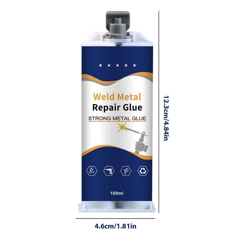 Metal Glue All-Purpose AB Repair Glue Adhesive Instant Glue Quick Dry Casting Repair Glue For Metal Repair