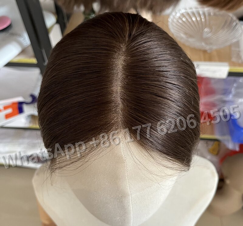 130% Dichte braun mit blonder verblassen der Farbe europäisches jungfräuliches Haar jüdisches koscheres Haar versand kostenfrei