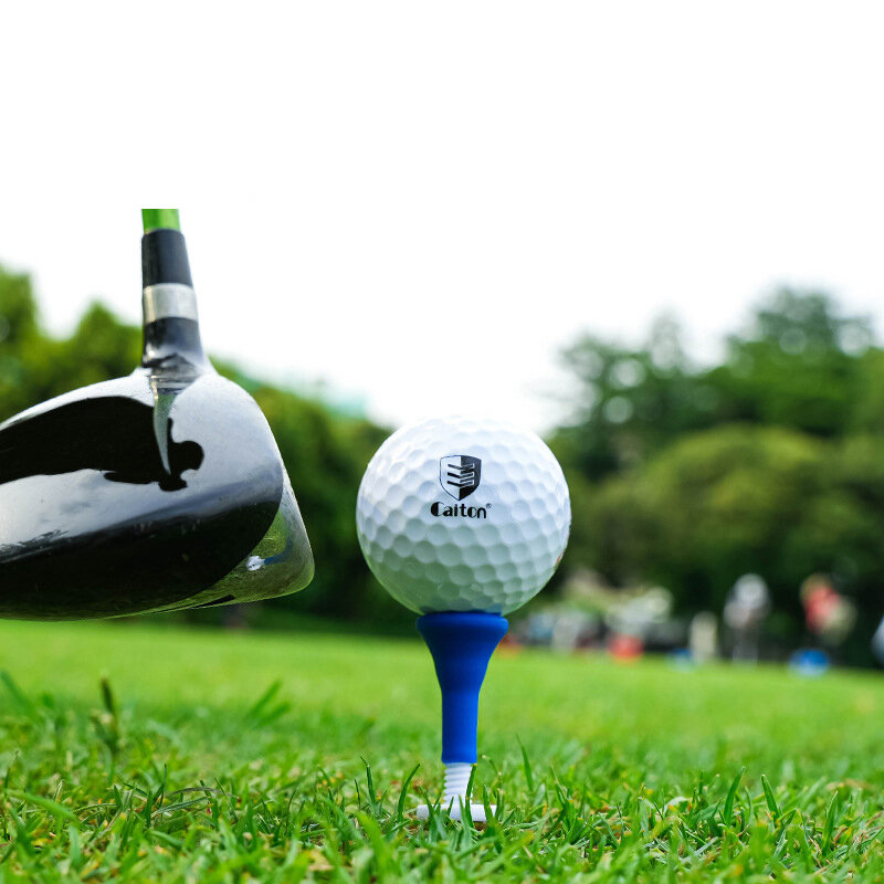 Golf Ball Stand para treinamento ao ar livre, suporte da bola, plástico, bola de escala, Tee Down, acessórios de golfe, 5pcs por caixa